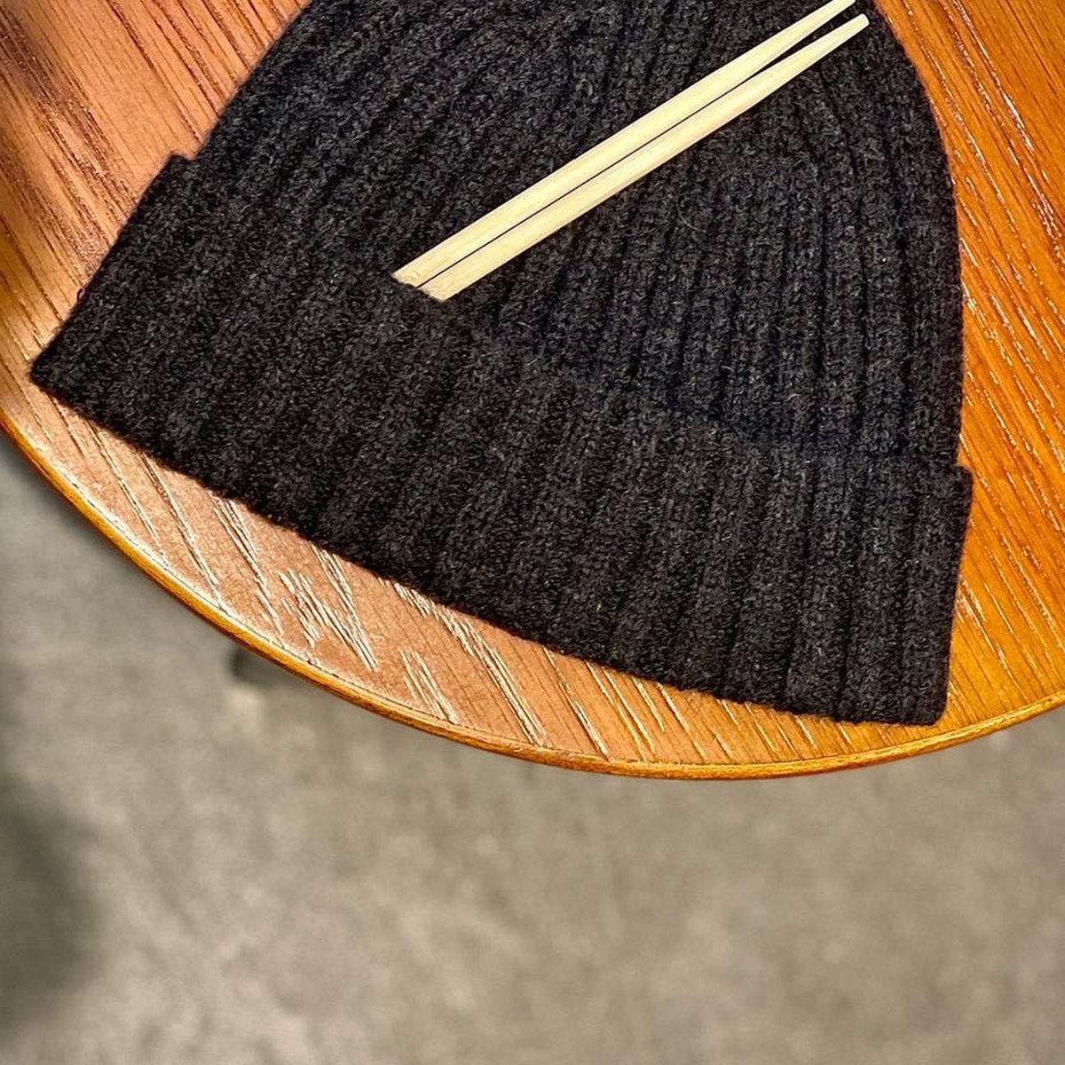Rib Knit Beanie - Image 3
