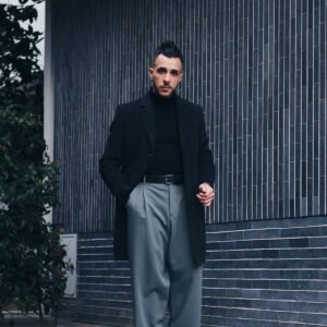 Wool Blend Trouser
