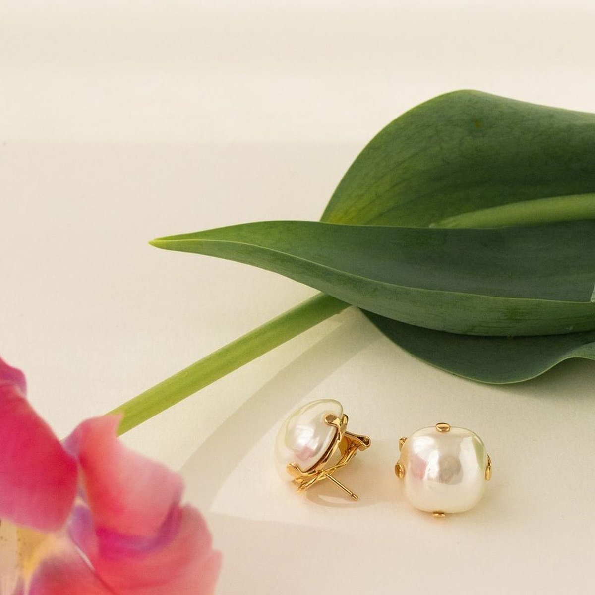 Pearl Stud Earrings