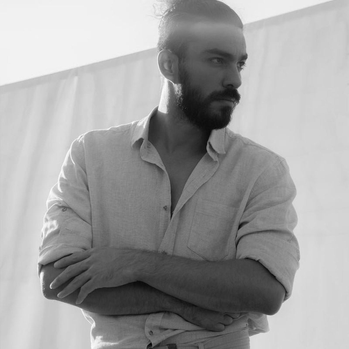 Washed Linen Shirt - Image 3